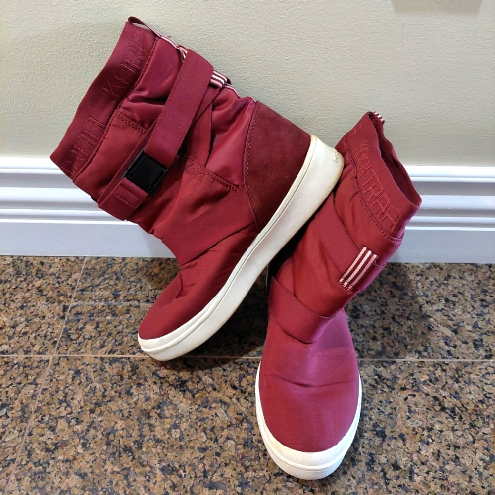 Kari Traa Women's Maroon Winter Rain Boots